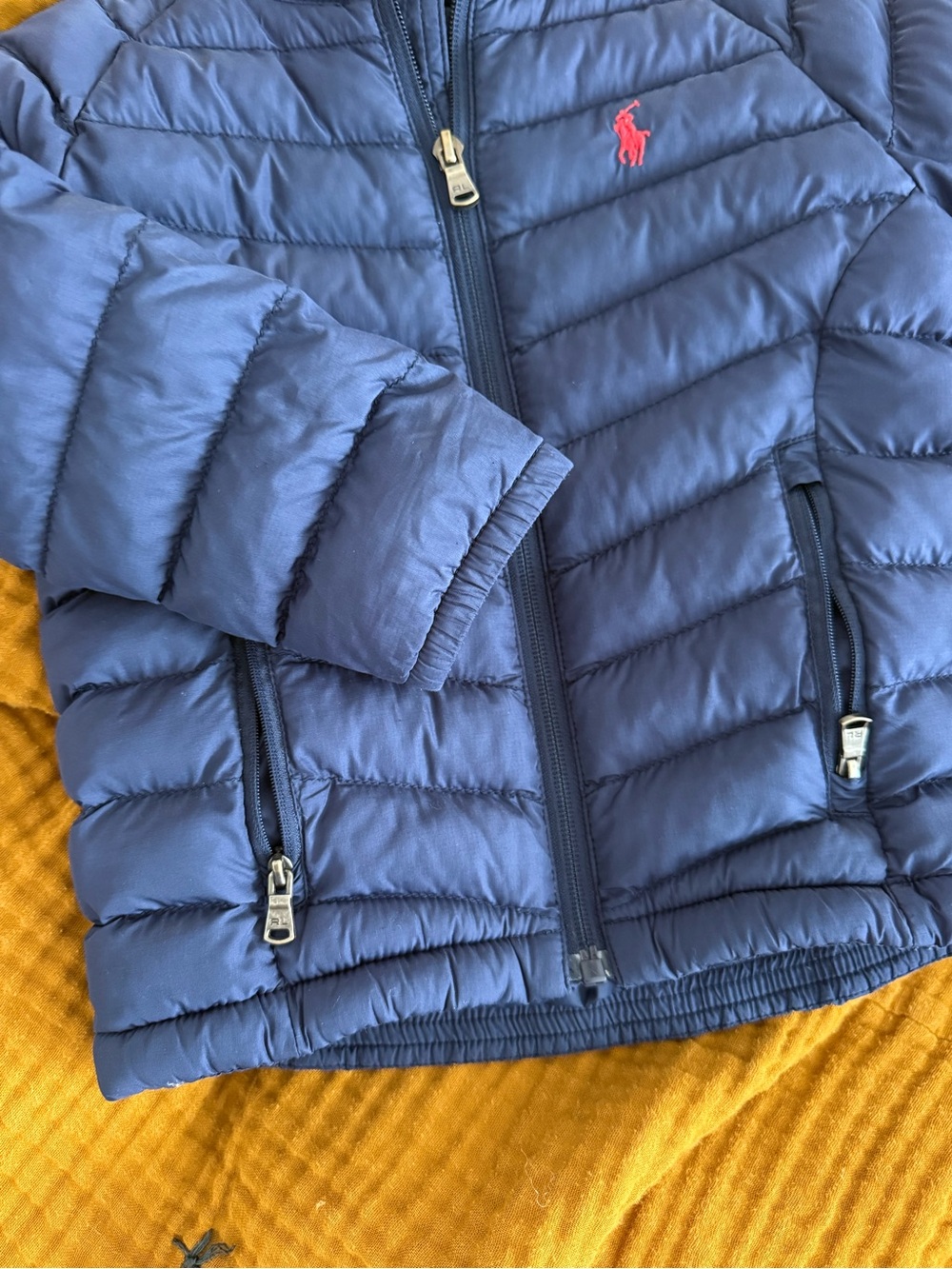 Polo by Ralph Lauren navy Blue light Puffer Jacket 2 years toddler - Picture 3 of 3